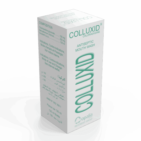 COLLUXID 0.1% Soluté buccal Flacon de 120 ml